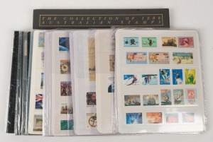 Decimal Issues: POST OFFICE YEARBOOK INSERTS: for 1983 to 1993 plus a complete 1988 Yearbook; total Face Value $377.