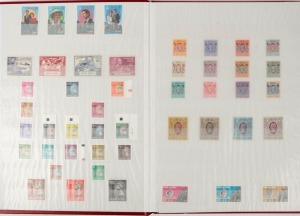 HONG KONG:A collection in Lighthouse Hingeless stockbook. Noted 1941 Centenary (2 sets, Mint), SG.160 $5 KGVI Mint, 1954 Queen definitives to $5 MUH, later QE2 defins to $50 (3 different series), various M/Sheets, coils, etc. Mainly MUH.