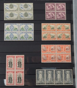 NEW ZEALAND:A collection in a Lighthouse Hingeless album. Noted 1920 Victory set Mint; 1931 Smiling Boys Mint; 1935 Pictorials to 3/- M/MUH; 1935 Jubilee set MUH; KGVI defins to 3/- MUH; 1940 Centennial to 1/- Mint; 1953 QE2 series to 10/- incl. Officials