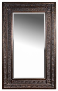 An impressive bevelled framed mirror, 20th century, ​​​​​​​240 x 150cm