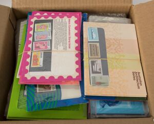 POST OFFICE PACKS: An accumulation incl. 1969 Flight (6), 1969 Xmas (4), 1970 EXPO (5), 1970 R.V. (10), 1970 Cook (10), 1970 Nat. Dev't (8), 1971 Selected Issues (10), 1971 Xmas (10), 1972 Prim. Inds. (6), 1972 Olympics (10), 1972 Xmas (6), etc. (over 200 packs). Stated to retail @ $3000+. List available.