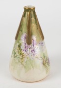 AMPHORA antique Austrian porcelain vase, a German bisque figural porcelain vase, and an antique Japanese export ware floral porcelain vase, 19th/20th century, (3 items), the largest 20cm high - 4