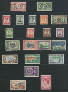 SOUTHERN RHODESIA collection on Hagner pages incl. 1931-37 KGV to 5/- (incl useful perforation variants), and later issues to 1953, (66).