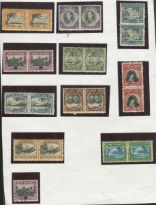 COOK ISLANDS: 1892 - 1946 accumulation incl. SG.1-3 Unused, SG.11ba complete sheet of 60 Unused; SG.12 blk.8 Mint; other denominations to 10/- and £1, mainly Mint; includes blocks. (qty).