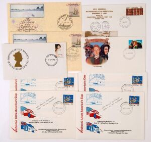 AUSTRALIA: First Day & Commemorative Covers: 1988 (Jan.) to 1991 (Dec.) commemorative covers and FDCs with pictormark cancellations in two lever arch files including covers for International White Water Championships, National Tennis Centre, Giant Panda V
