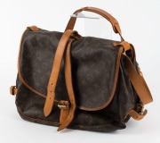 LOUIS VUITTON "Samaur Satchel" handbag, circa 1990, 39cm wide - 2