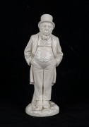 HADLEY'S WORCESTER "PAUL KRUGER" (1st President of South African Republic) white porcelain statue,&nbsp; stamped "Hadley's Worcester, England" with monogram, 21cm high