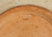 YORK POTTERY fruit bowl, 20th century, impressed "York, R. W. B.", 33cm diameter - 2