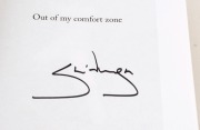 AUTOGRAPHED LITERATURE: with hardbound Glenn McGrath 'Line and Strength", Steve Waugh "Out of my Comfort Zone"; softbound Andrew Symonds "Roy - Going for Broke", Shane Warne "Shane Warne's Century", Ricky Ponting "Captain's Diary 2006", Ian Chappell "Life - 4