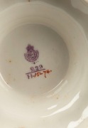 ROYAL WORCESTER antique English porcelain lidded two handled vase&nbsp;with hand-painted rose decoration signed "SEDGLEY", circa 1919 puce factory mark to base, 50cm high, 23cm wide - 3