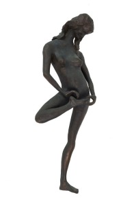 WILLIAM ROBERT (Bill) OGILVIE (1935 - ), The Thorn, cast bronze, edition 4/12, signed "Bill Ogilvie, '89", ​​​​​​​56cm high