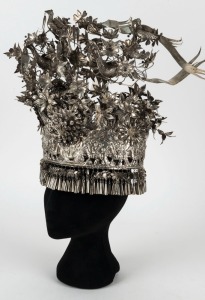 A Chinese silver headdress, 20th century, ​​​​​​​27cm high