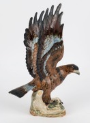 A Spanish porcelain eagle statue, late 20th century, 38cm high - 2