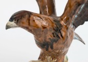 A Spanish porcelain eagle statue, late 20th century, 38cm high - 3