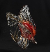 BARBINI Italian Murano glass fish ornament, 12cm high  - 2