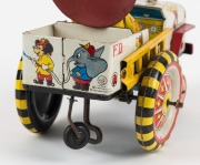 "Mickey Fire Engine" with Donald Duck in the driver's seat; crazy-action wind-up toy, circa 1960s, by Line Mar Toys, Japan, in association with Walt Disney Productions. - 3