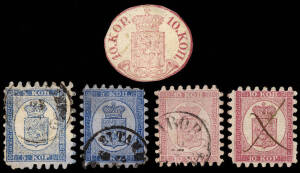 1856-1962 comprehensive general collection on album pages. Majority used, with a few mint* sets. Range of earlier issues in mixed conditions. Later definitives almost complete. Commemoratives appear complete as per album pages, Red Cross sets a mixture of