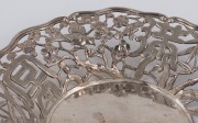 A Chinese export silver pierced basket, 19th/20th century, 20cm wide, 224 grams - 5