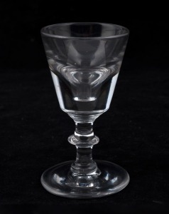 A Georgian "Toast Master's" glass, 18th/19th century, ​​​​​​​10cm high