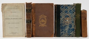 [BOTANY & OTHER SCIENCES] "Select Extra-Tropical Plants readily eligible for Industrial Culture or Naturalisation...." by Ferdinand von Mueller [Sydney : Thomas Richards, 1881] 403pp, original green cloth binding; "Report on the Geology, Mineralogy, Botan