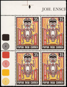 1952-94 collection as singles, sets, souvenir sheets, pairs and various size blocks. 1993 Emergency o'pts not included but with the early h/values and Specimens*/**. Noted many blocks of 4 with imprints and/or colour controls plus a reasonable bundle of P
