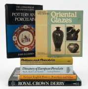 A selection of reference books focusing on the subjects of pottery, porcelain and ceramics, (15)