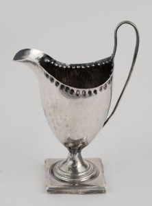 A Georgian sterling helmet jug, made in London, circa 1793, 13.5cm high, 97 grams