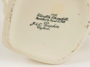 WINSTON CHURCHILL character Jug. (Bottom mark: 1941 Winston Churchill / Modelled by Frank A. Potts / for / J. & G. Meakin /&nbsp;England.). Height: 16cm. - 3