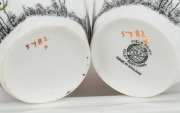 FOLEY "Field Poppy" set of six teacups, saucer and plates, with accompanying sandwich tray, factory mark to base,&nbsp; the tray 31cm wide - 2
