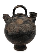 An early antique Chinese pottery water vessel of an unknown age, 36cm high