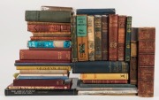 A shelf of books; diverse subjects including royalty, poetry, children's books, etc.