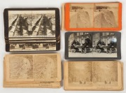 STEREOVIEWS: A bundle, mainly American and French, (24).