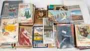 A substantial accumulation of travel guides and souvenirs; circa 1930s to 1960s, notably British Isles, Australia, Europe and U.S.A. (qty).