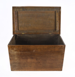 An Australian fiddleback blackwood box, late 19th century