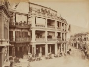 Photographer Unknown, Queens Road, Central, Hong Kong, albumen paper print, circa 1880s, 20 x 26.5cm, laid down on album page.