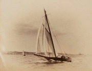 WEST & SON (Southsea & Gosport), A collection of yachting images, all with the yachts identified verso, albumen paper prints, circa 1885, blindstamps to lower right corners, mostly approx. 18 x 23cm. (12 items). - 4