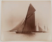 WEST & SON (Southsea & Gosport), A collection of yachting images, all with the yachts identified verso, albumen paper prints, circa 1885, blind stamps to lower right corners, approx. 23 x 28cm. (8 items). - 8