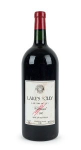 1993 Lake's Folly Reserve Cabernets, Hunter Valley, Jeroboam No. 178, (3000ml) in original timber box