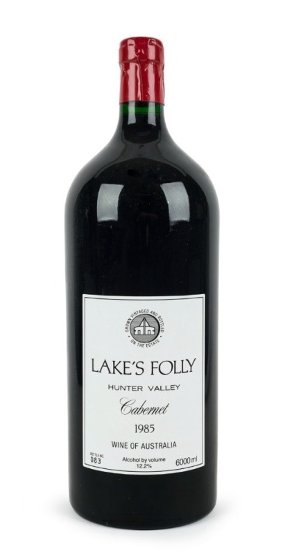 1985 Lake's Folly Cabernet, Hunter Valley, Methusaleh No. 083, (6000ml) in original timber box