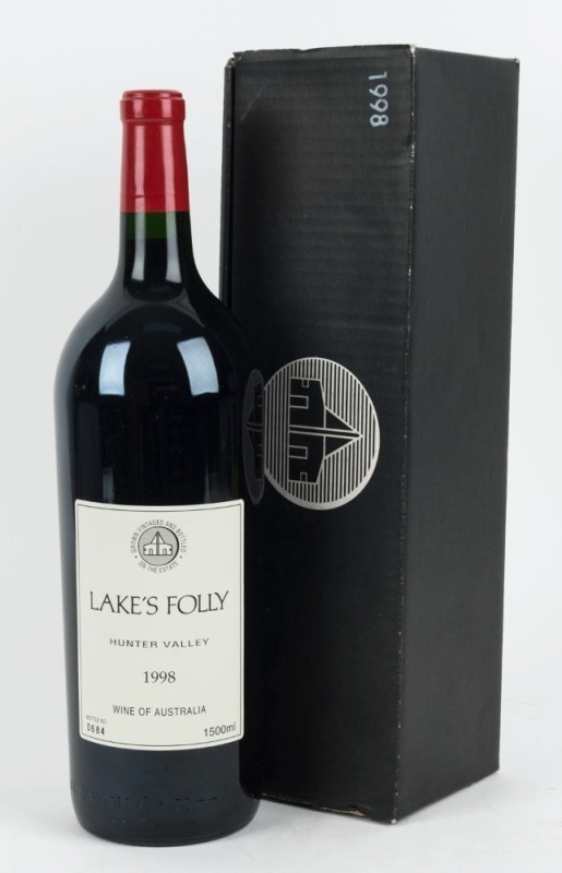 1998 Lake's Folly Cabernets, Hunter Valley, magnum No. 0684, (1500ml) in original box