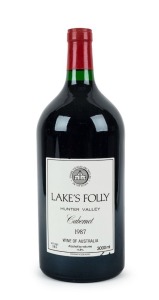 1987 Lake's Folly Cabernet, Hunter Valley, Jeroboam No. 145, (3000ml) in original timber box