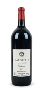 1991 Lake's Folly Cabernet, Hunter Valley, magnum No. 0663, (1500ml) in original box