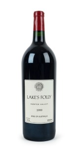 1999 Lake's Folly (Cabernet Sauvignon, Petit Verdot, Shiraz and Merlot), Hunter Valley, magnum No. 0773, (1500ml) in original box