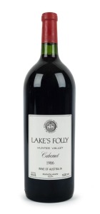 1986 Lake's Folly Cabernet, Hunter Valley, magnum No. 0838, (1500ml) in original box