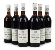 1977 Lake&rsquo;s Folly Cabernet Sauvignon, Hunter Valley, New South Wales, (6 bottles).