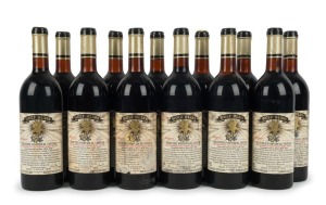 1971 Wolf Blass Bilyara Vineyards Cabernet Sauvignon Selected Individual Vintage, South Australia, (12 bottles)