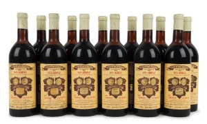 1974 WOLF BLASS Shiraz, Cabernet Sauvignon, Barossa Valley, Langhorne Creek, McLaren Vale, DSouth Australia, (12 bottles).