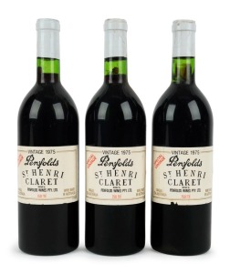 1975 Special Vintage Penfolds St. Henri Claret, Magill, South Australia, (3 bottles)