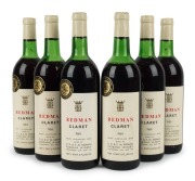 1969 Redman Claret, Coonawarra, South Australia, (6 bottles).