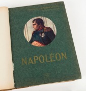 "NAPOLEON Texte tire de la Campagne de Russie 1812 par le General Comte PHILIPPE DE SEGUR de l'Academe Francaise" 19th century edition, half morocco with original green marbled boards, published by Ernest Flammarion, [Paris, 1912] - 2